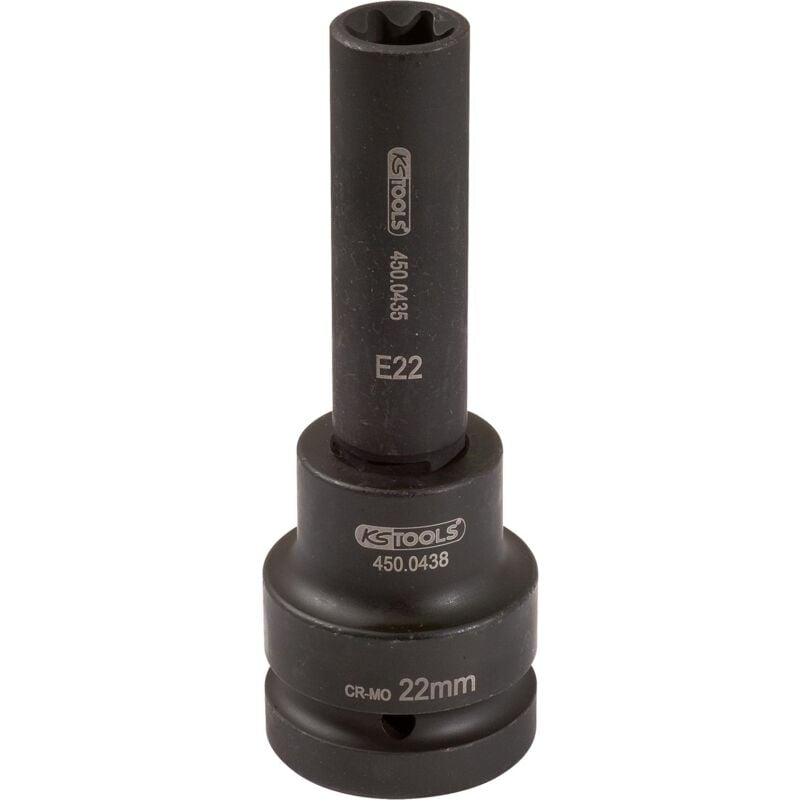 foto del prodotto kstools 1 bussola per avvitatore pneumatico e torx, lunga, e20