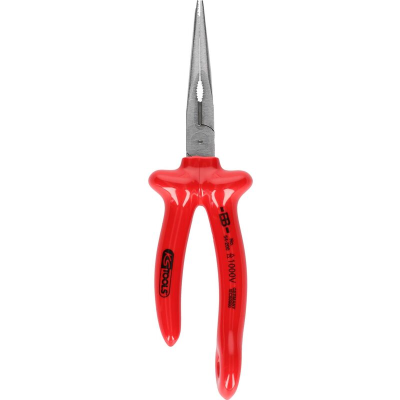 foto del prodotto kstools 1000v pinza a punte mezzotonde con occhiello di sicurezza per fune di sicurezza