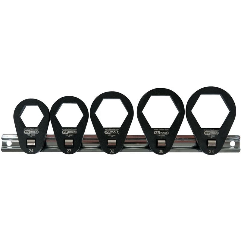 foto del prodotto kstools 3 8 serie chiavi poligonali ad innesto, extra piatta, 5 pz
