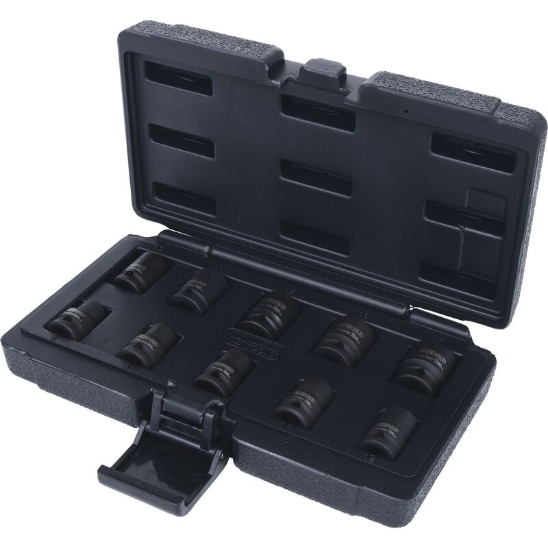foto del prodotto kstools 3 8 serie di bussole poligonali p.avvitatori ad impulsi,corte,10pz.8 17mm