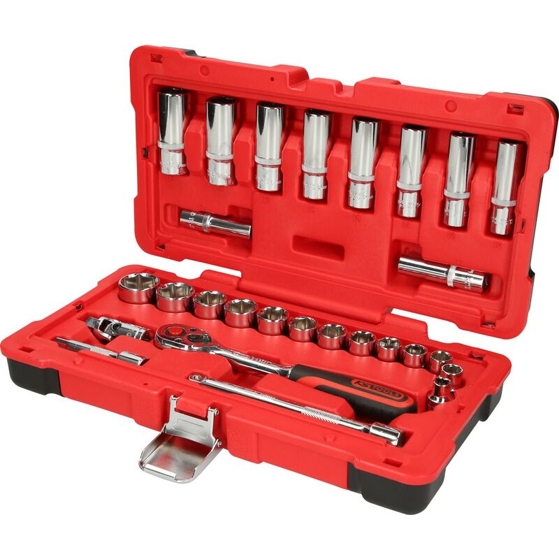 foto del prodotto kstools 3 8 serie di chiavi a bussola chrome 27 pz