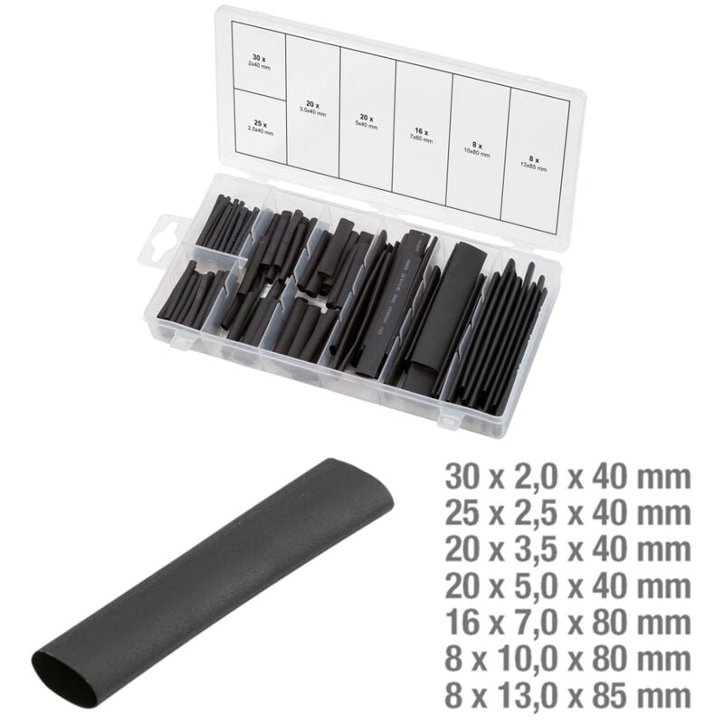 foto del prodotto kstools assortimento di tubi termorestringenti x127