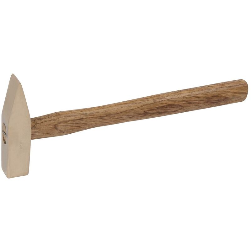 foto del prodotto kstools bronzeplus martello per meccanica 100 g, con manico in hickory
