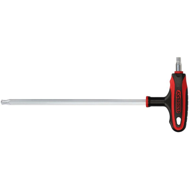 foto del prodotto kstools chiave maschio piegata con impugnatura a t torx testa sferica,t40