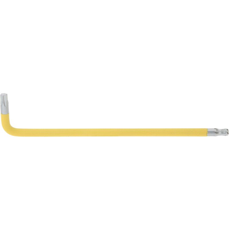 foto del prodotto kstools chiavi maschio esagonali torx piegate a testa sferica, xl, t30, giallo chiaro