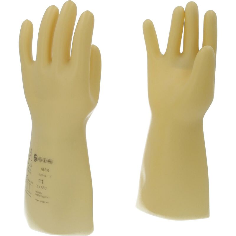 foto del prodotto kstools guanto di protezione da elettricista con isolamento di protezione, taglia 11, classe 0, bianco