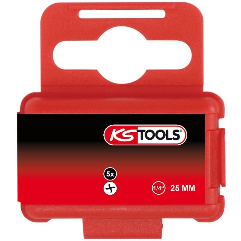 foto del prodotto kstools inserto 1 4 torq set , 25 mm, 0, confezione da 5
