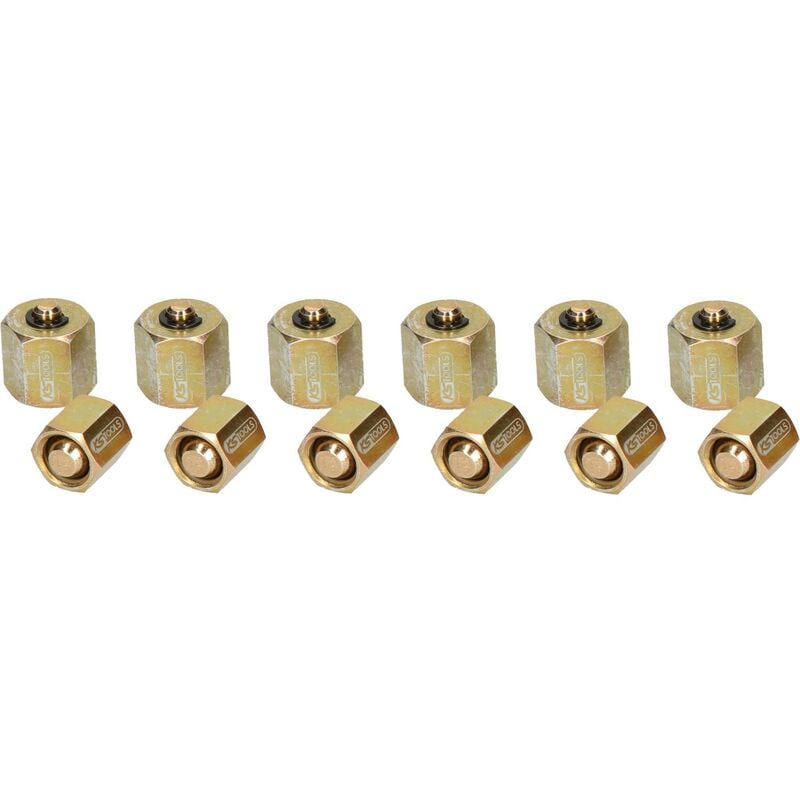 foto del prodotto kstools kit dadi di chiusura per iniettori motori a diesel 12 pz