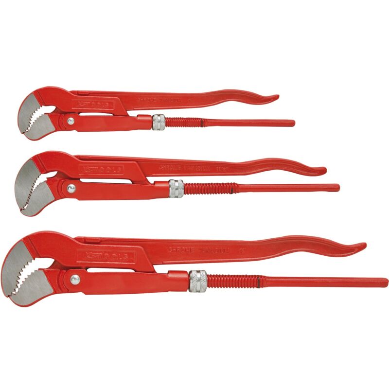 foto del prodotto kstools ks tools 113.2100 serie di giratubi modello svedese, 3 pezzi