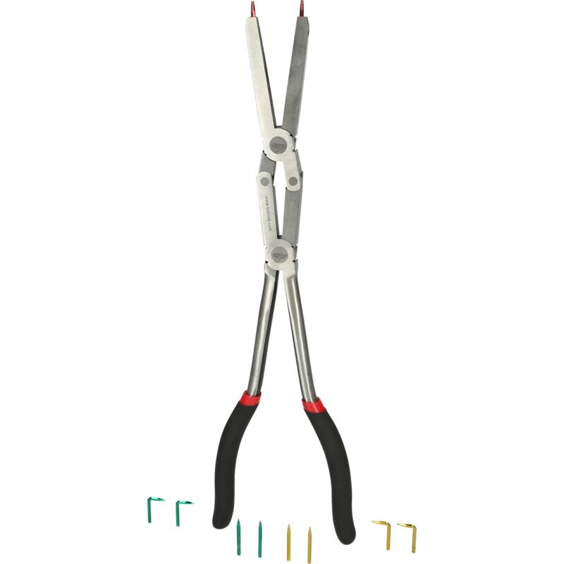 foto del prodotto kstools ks tools 500.7035 pinza di sicurezza a doppia articolazione per anelli di fissaggio interni con punte intercambiabili