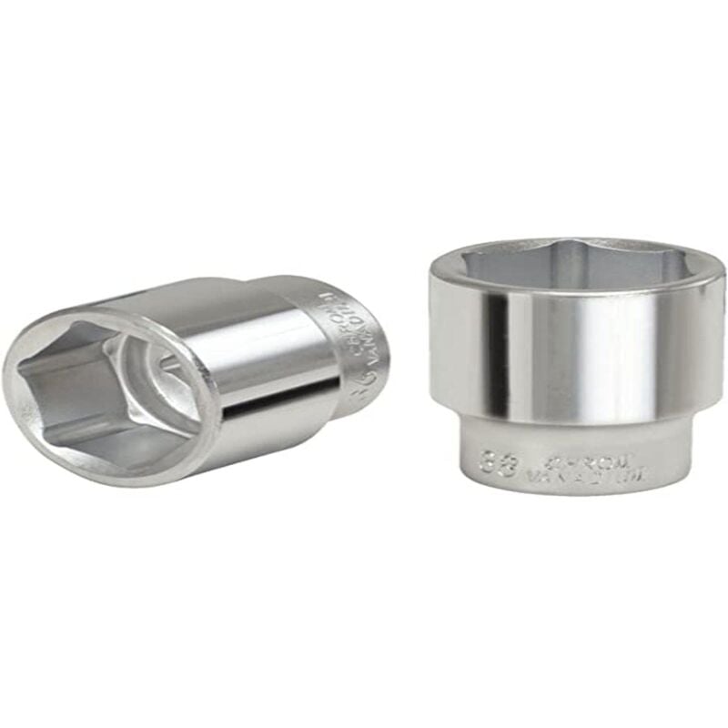 foto del prodotto kstools ks tools 911.3440 bussola a 6 punte, 3 4 , 40 mm, versione corta, finitura satinata cromata vanadio