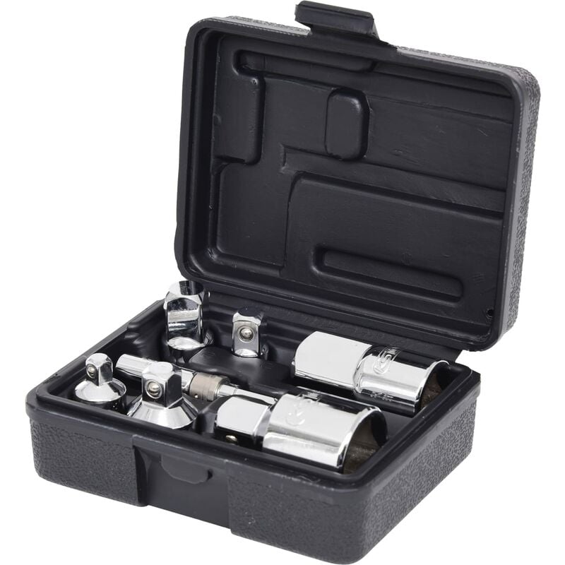 foto del prodotto kstools ks tools 918.0707 1 4 3 8 1 2 3 4 serie di bussole di maggiorazione e riduzione chrome 7 pz