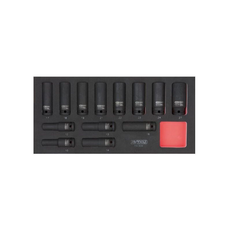 foto del prodotto kstools ks tools set di bussole a percussione lunghe da 1 2 13 pezzi 713.1030