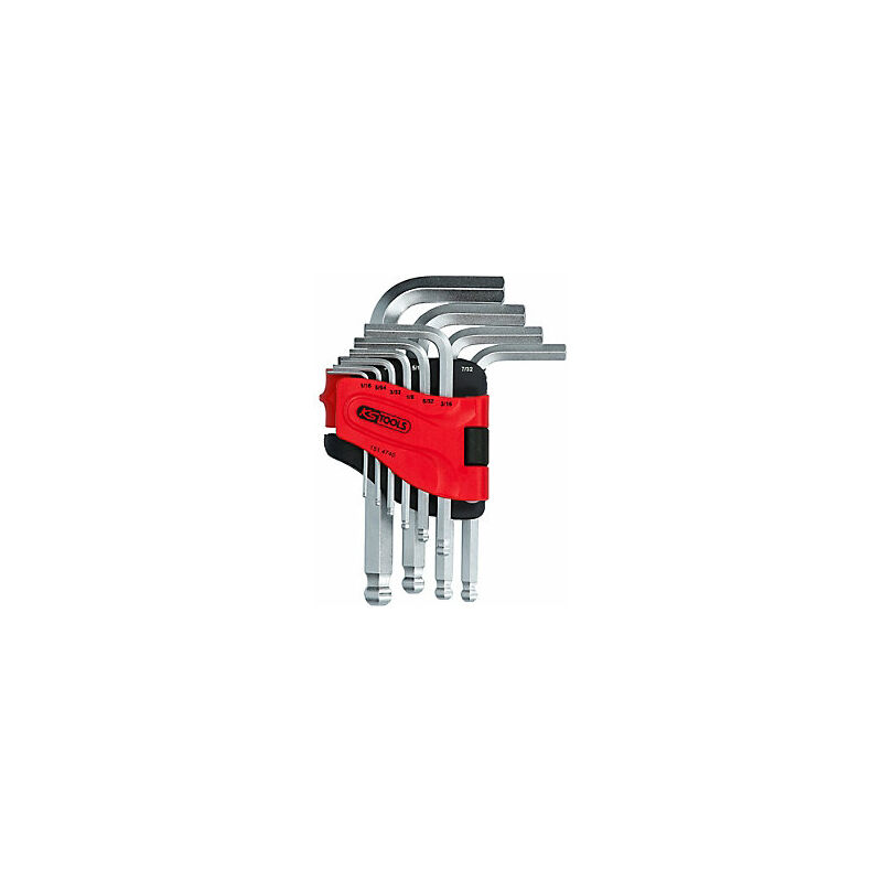 foto del prodotto kstools ks tools set di chiavi a brugola corte esagonali con testa