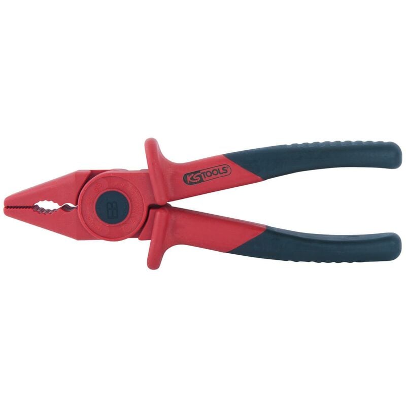 foto del prodotto kstools pinza combinata in plastica con isolamento protettivo, 185mm