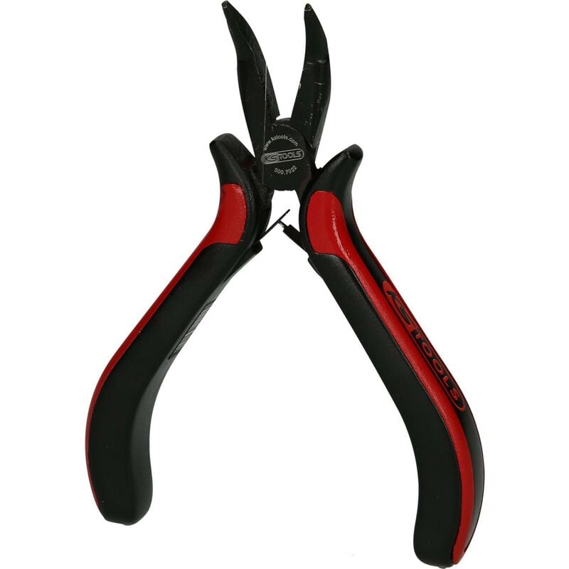 foto del prodotto kstools pinza di precisione a punte mezzotonde,piegate,130mm