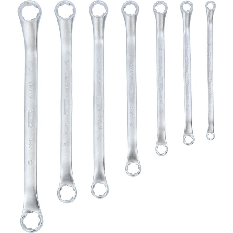 foto del prodotto kstools rescuepower serie chiavi poligonali a due bocche, curvate 7 pz 6 19 mm