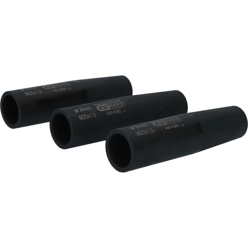 foto del prodotto kstools serie bussole copertura e centraggio bullone della ruota, m20x1,5, 26,0 mm, 3 pz