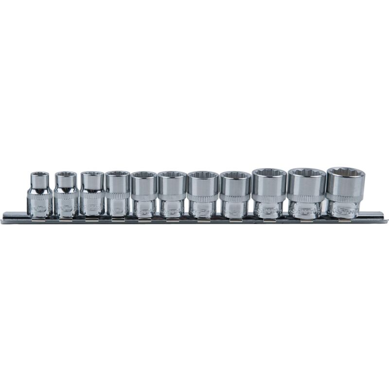 foto del prodotto kstools serie di bussole poligonali 3 8 chromeplus, 11 pz, 8 19 mm