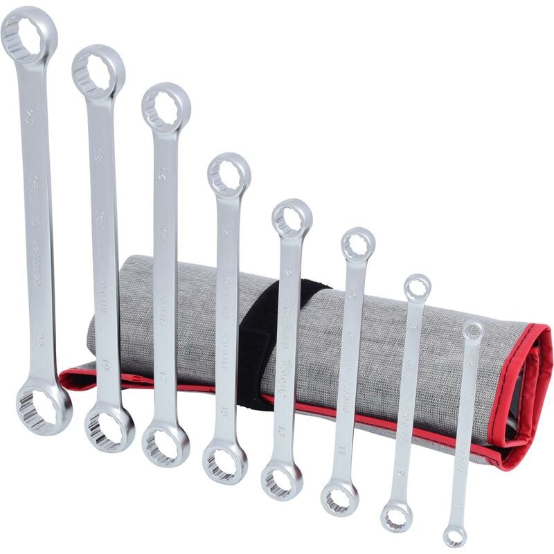 foto del prodotto kstools serie di chiavi poligonali a 2 bocche ultimate diritte,8pz.6x7 20x22mm