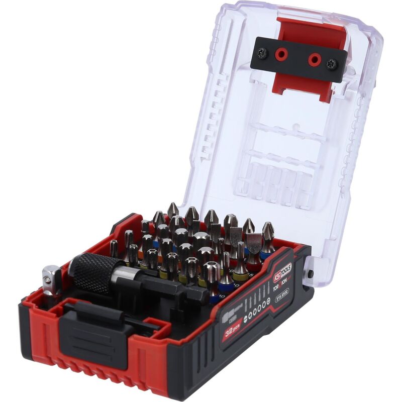 foto del prodotto kstools serie di inserti torsionpower, 25 mm 1 4 nel design batteria emonster, 32 pz