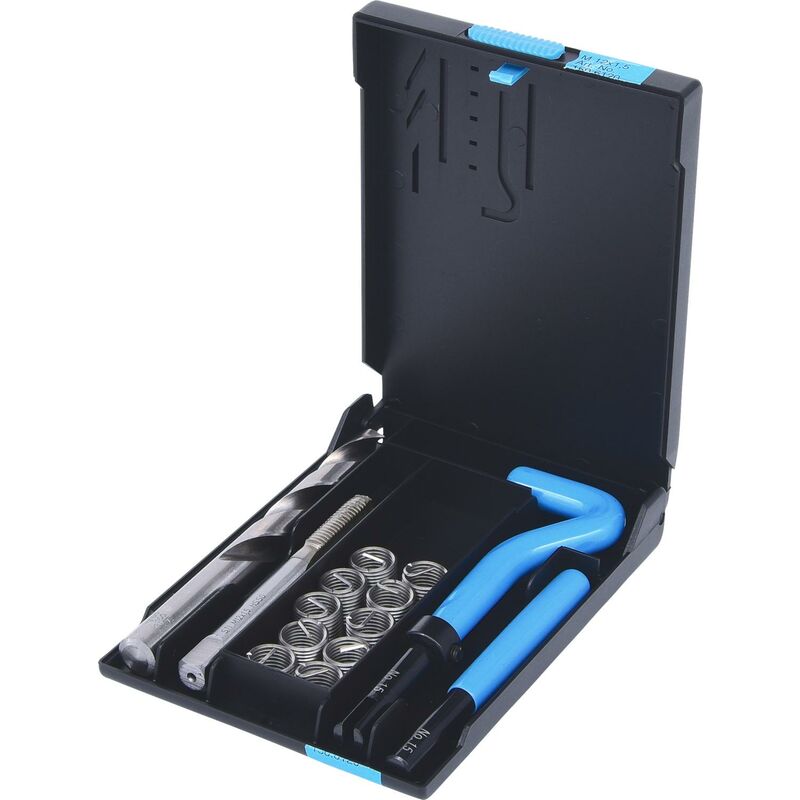 foto del prodotto kstools serie di riparazione filetti in acciaio inossidabile m12x1,5x16,5mm,14 pz