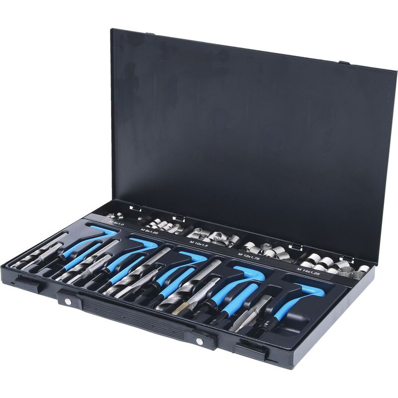 foto del prodotto kstools serie di riparazione filetti in acciaio inossidabile m6 m14,113 pz