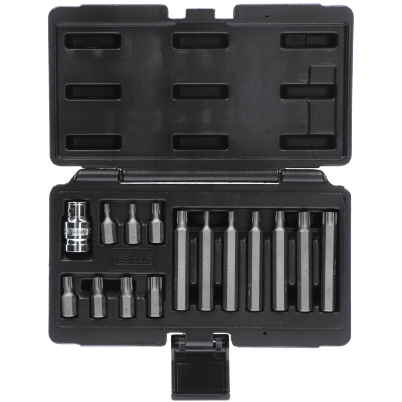 foto del prodotto kstools set di 15 punte per cacciavite torx da 1 2 , da t20 a t55