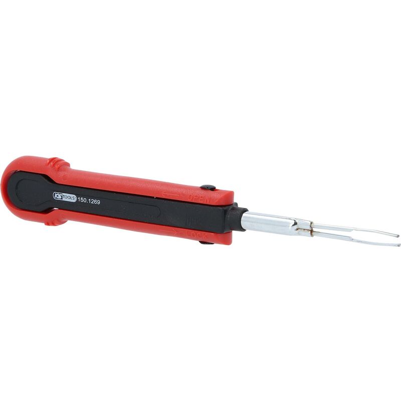 foto del prodotto kstools utensile di sblocco per spina piatta boccole per spine piatte 2,8 mm, 4,8 mm, 5,8 mm, 6,3 mm amp tyco jpt, amp tyco spt, amp tyco, tab,
