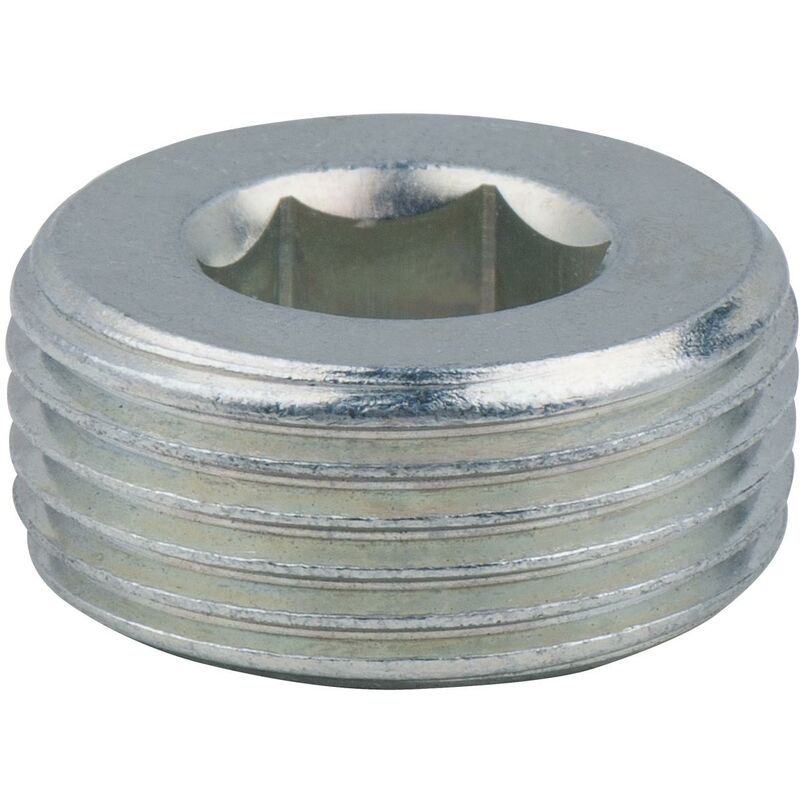 foto del prodotto kstools vite scarico olio, a esagono incassato 10 mm, m22x1,5x10 mm, confezione da 10