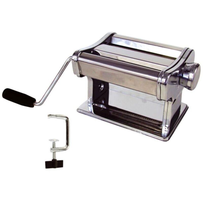 foto del prodotto ku6088 macchina per pasta, acciaio inossidabile, grigio totally addict