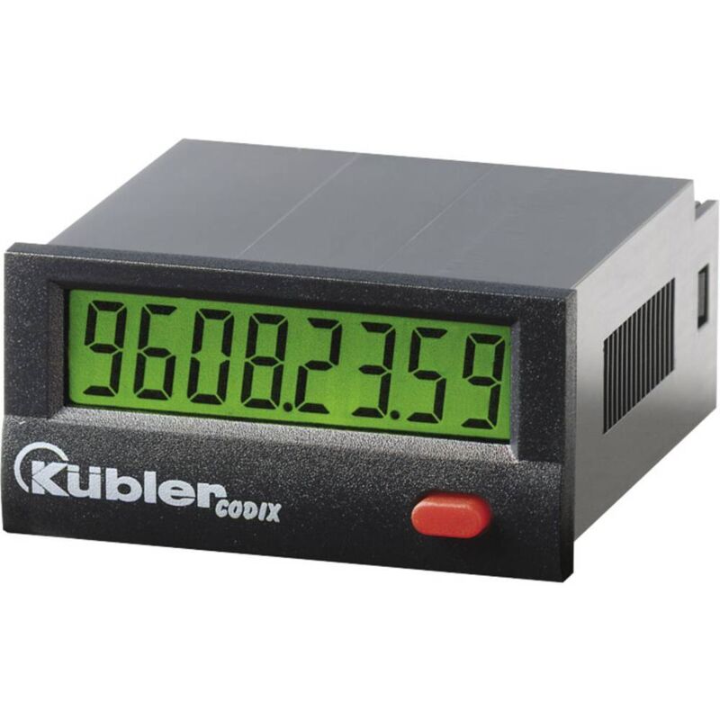 foto del prodotto kubler contaore di esercizio k bler automation codix 135 hb lcd, 9999h59m59s 9999999,9s, optoisolatore 10 260 v ac dc