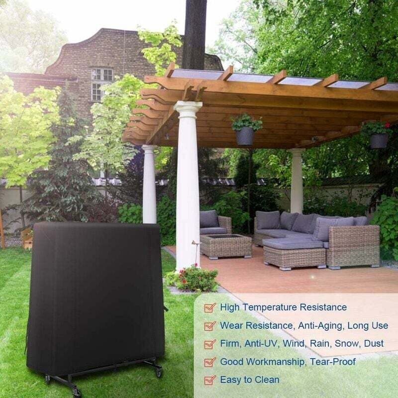foto del prodotto kueatily dpzo copertura per tavolo da ping pong copertura per tavolo da ping pong 420d oxford impermeabile anti uv antipolvere copertura protettiva