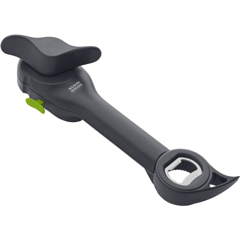 foto del prodotto kuhn rikon apriscatole 5 in 1, apriscatole e barattoli autoattaccante, apriscatole con sollevatore, apriscatole per mani deboli. apriscatole per