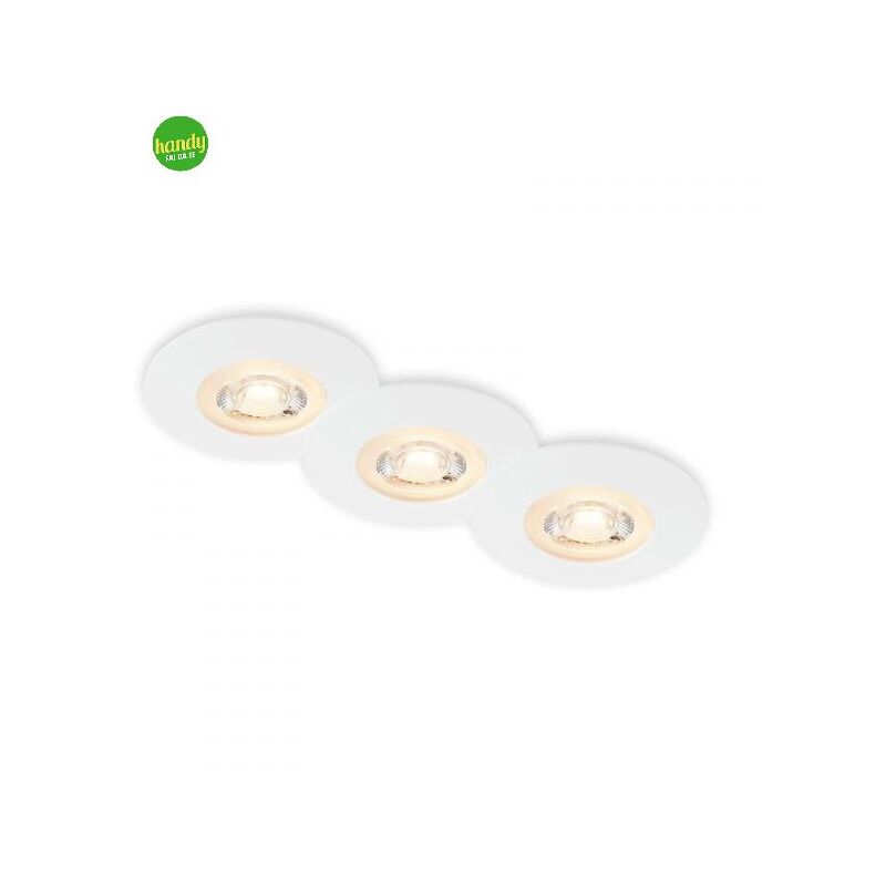 foto del prodotto kulana set 3 incasso briloner 9cm 3000k 5w ip65 bianco