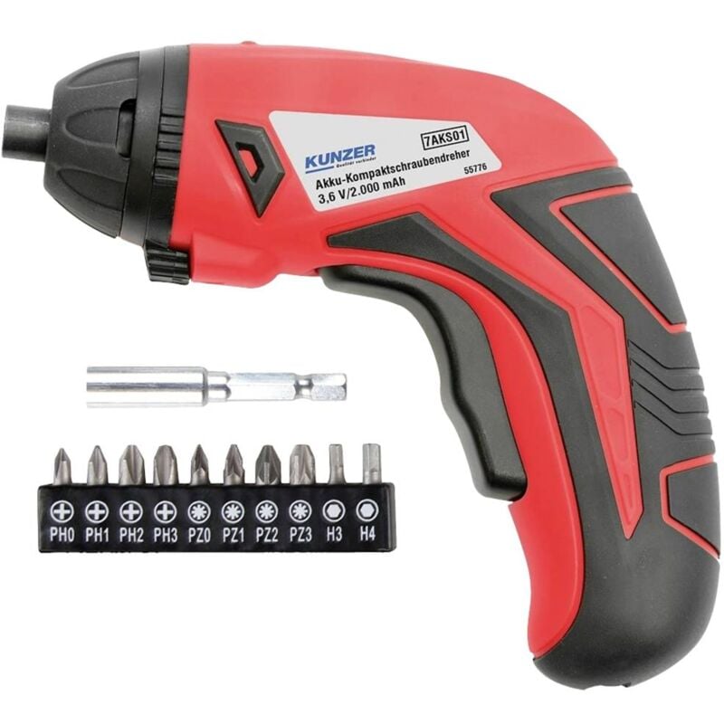 foto del prodotto kunzer 7aks01 avvitatore a batteria 3.6 v 2000 mah li ion