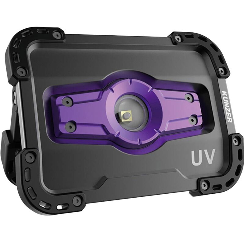 foto del prodotto kunzer pl 2 uv lampada uv, led monocolore faretto a batteria ricaricabile 400 lm