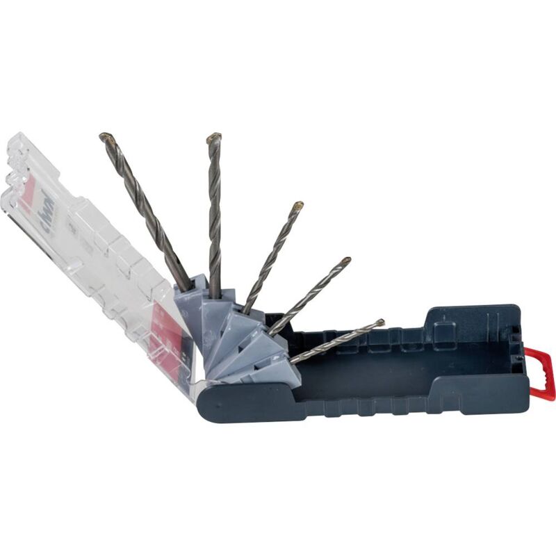 foto del prodotto kwb 109140 acciaio per utensili kit punte per pietra 5 parti 4 mm, 5 mm, 6 mm, 8 mm, 10 mm alberino cilindrico 1 kit