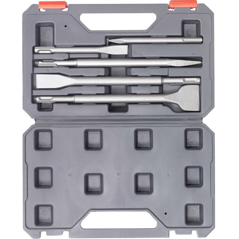 foto del prodotto kwb 240285 acciaio 40cr kit scalpelli 5 parti sds plus 1 kit