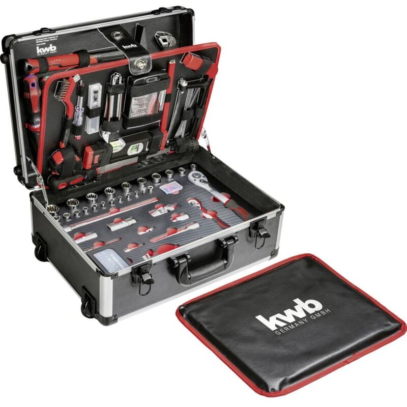 foto del prodotto kwb 370680 valigetta porta utensili con contenuto