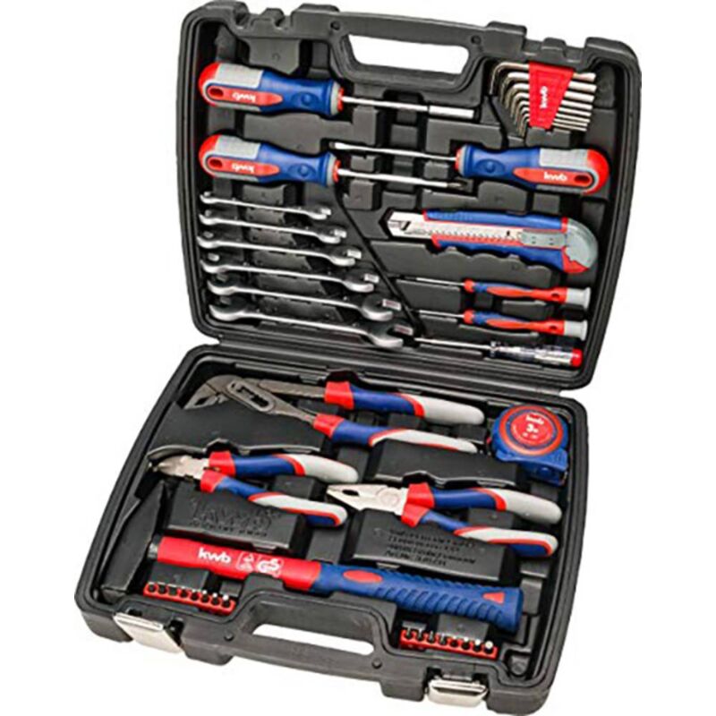 foto del prodotto kwb 370733 tuttofare, artigiani valigetta porta utensili con contenuto 42 parti l x l x a 29 x 34 x 7 cm