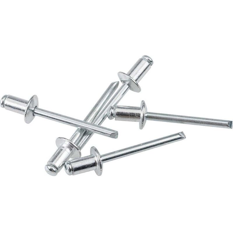 foto del prodotto kwb 407470 rivetto x l 4 mm x 10 mm alluminio alluminio alluminio 50 pz.