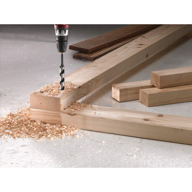 foto del prodotto kwb 42906 042906 batteria top japan snakes 6 x 235 mm, punta lunga per legno duro e morbido con codolo esagonale da 1 4 , 6 mm