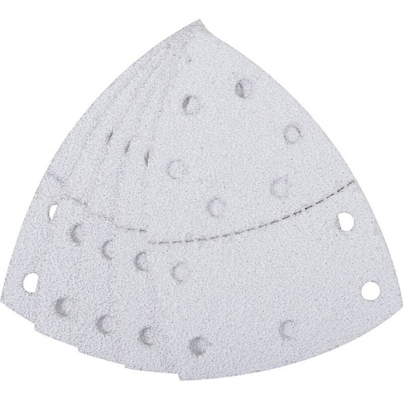 foto del prodotto kwb 496812 carta abrasiva a delta dimensione dei grani 120 l x l 62, 93 mm, mm x 100 mm 5 pz.