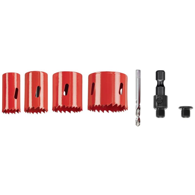 foto del prodotto kwb 598290 sega a tazza 5 parti 25 mm, 32 mm, 40 mm, 51 mm 1 pz.