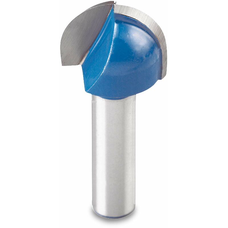 foto del prodotto kwb 7558 20 hm hollow hub fresatura per fresatore professionale per legno, 12.7mm, r 9.4mm, albero da 8 mm, taglio di base a levigatura di