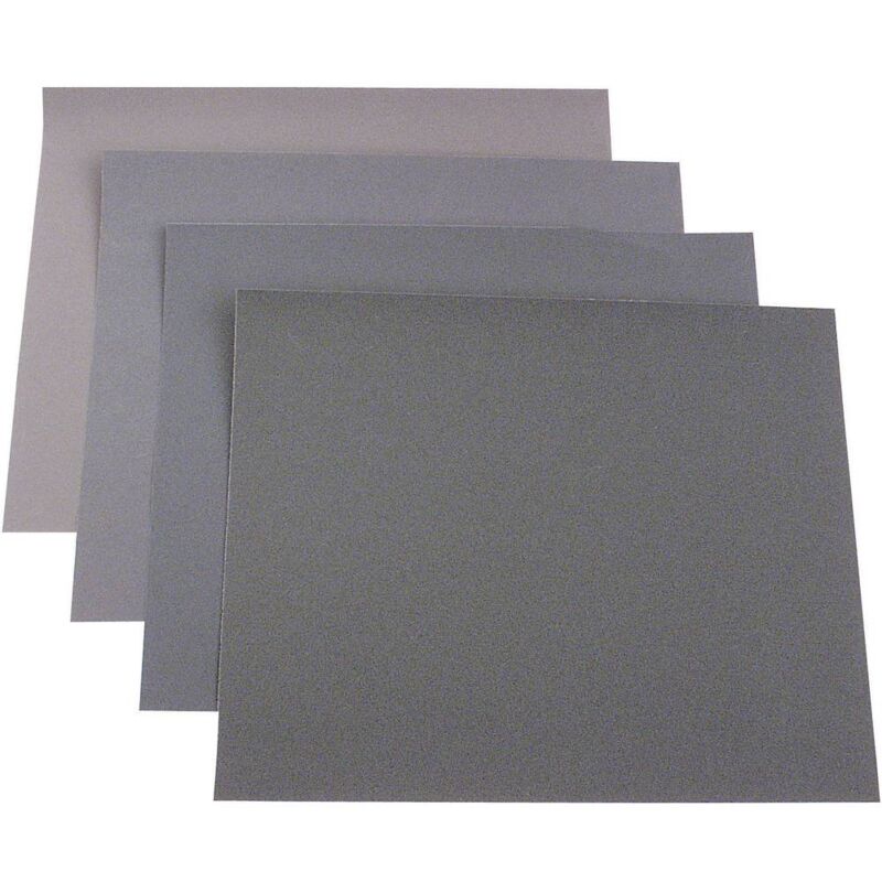 foto del prodotto kwb 812316 kit carta abrasiva a mano dimensione dei grani 40, 100, 150, 180 l x l 280 mm x 230 mm 50 pz.