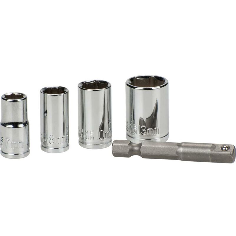 foto del prodotto kwb adattatori portabussola bussole mm 7 8 10 13 cf pz 5
