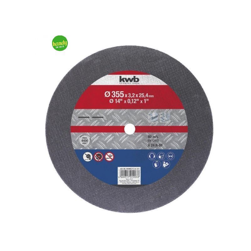 foto del prodotto kwb disco per troncatrice einhell per metallo diametro 355mm 49791993