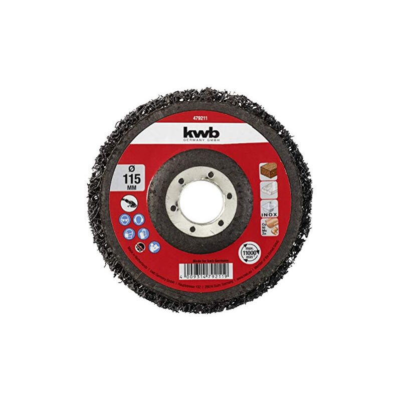 foto del prodotto kwb einhell 479211 disco abrasivo carburo 115mm legno lamiera acciaio inox